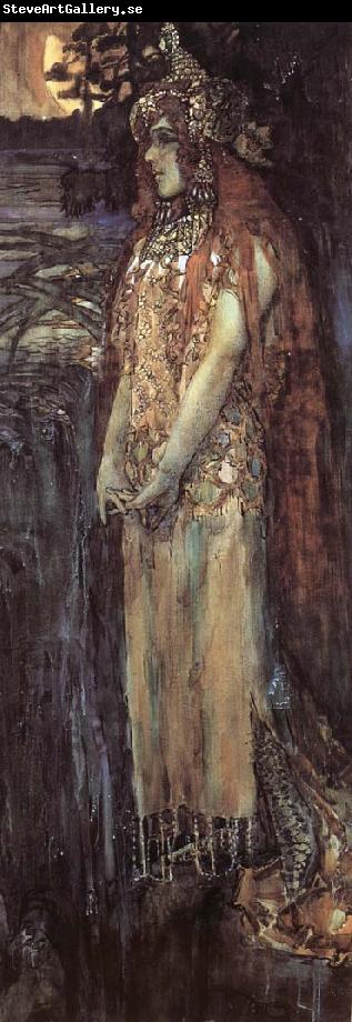 Mikhail Vrubel Princess Volkhova:Nadezhda zabela-vrubel as volkhova in the opera sadko by nikolai rimsky-Korsakov